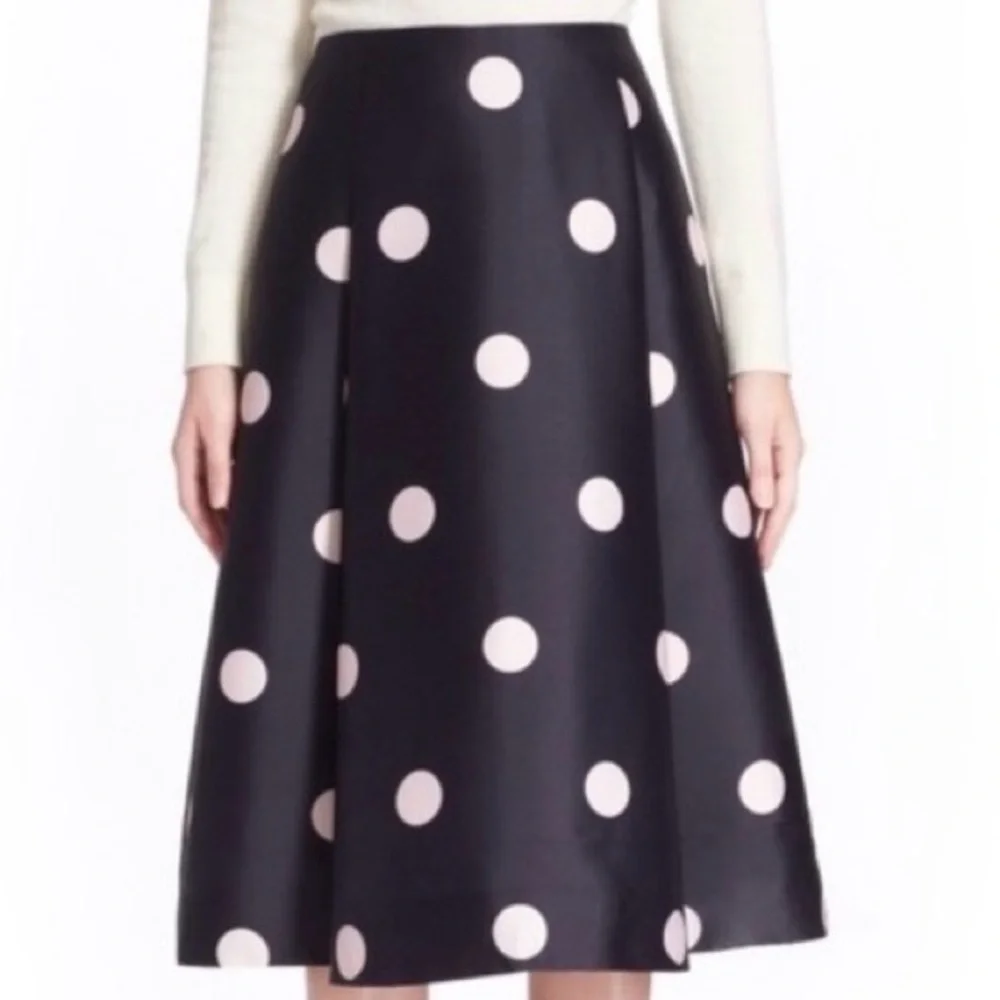 Kate Spade Elegant Polka Dot Bow blouse and matching Skirt size 12 - Picture 4 of 9